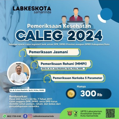 Pemeriksaan Kesehatan CALEG 2024
